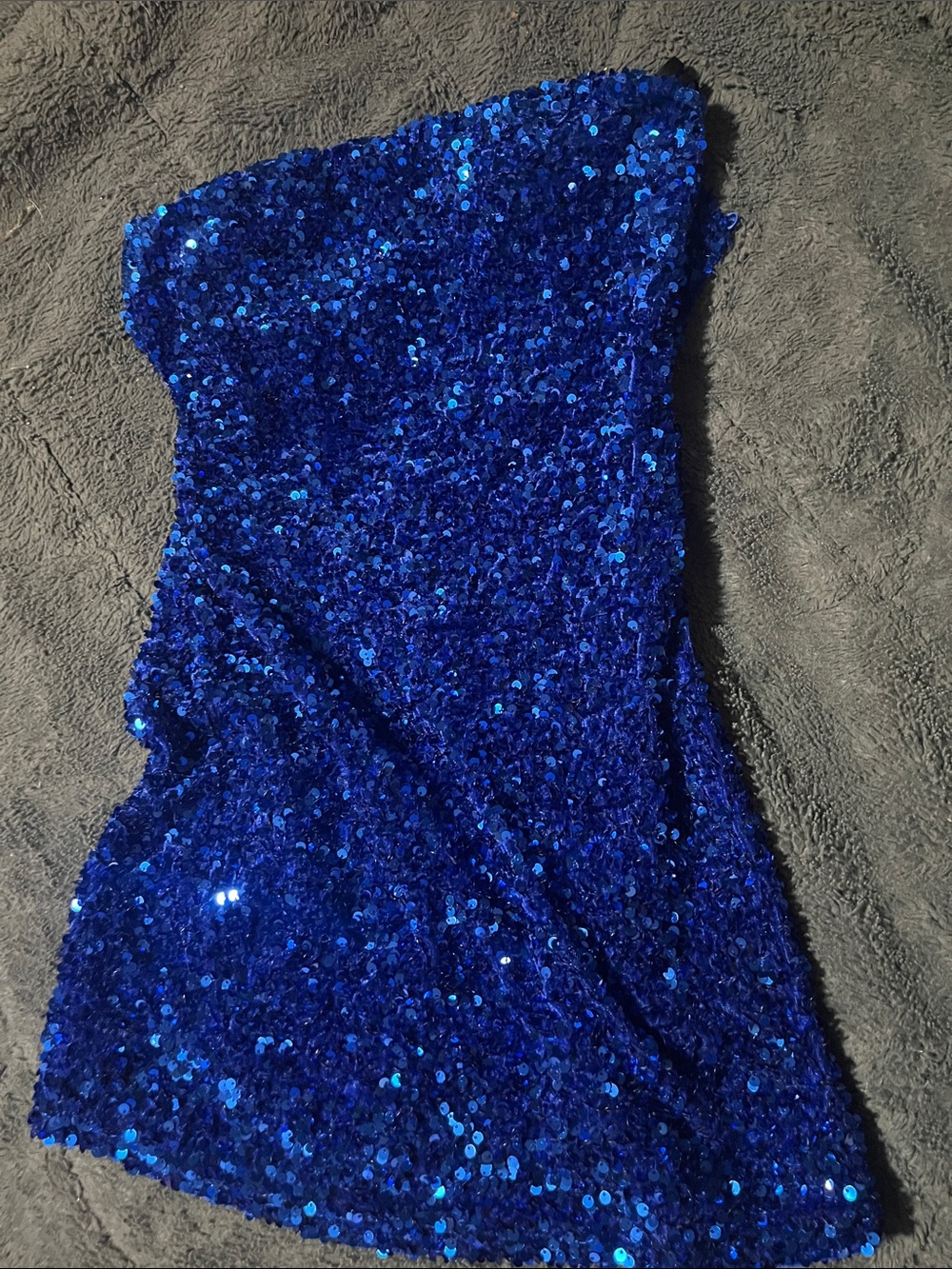 jcpenney Royal Blue Sequin Mini Dress